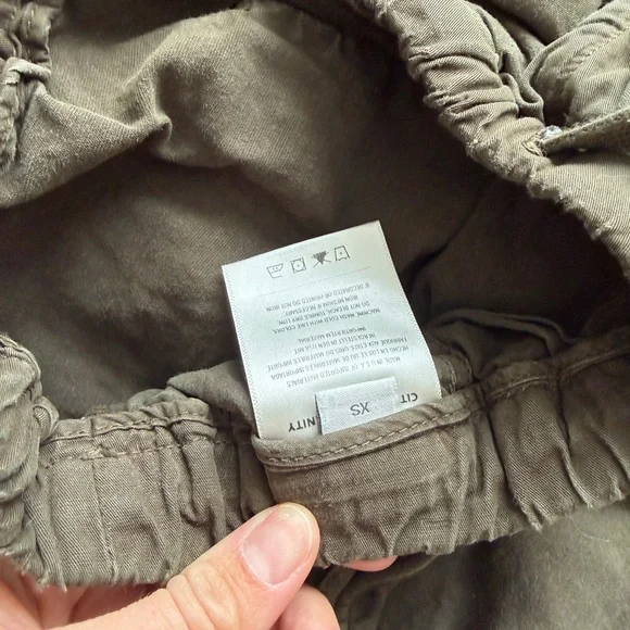 Citizens Of Humanity Olive Green pull on drawstring Trousers - Picture 5 of 5